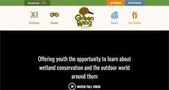 Desktop Screenshot of greenwing.org